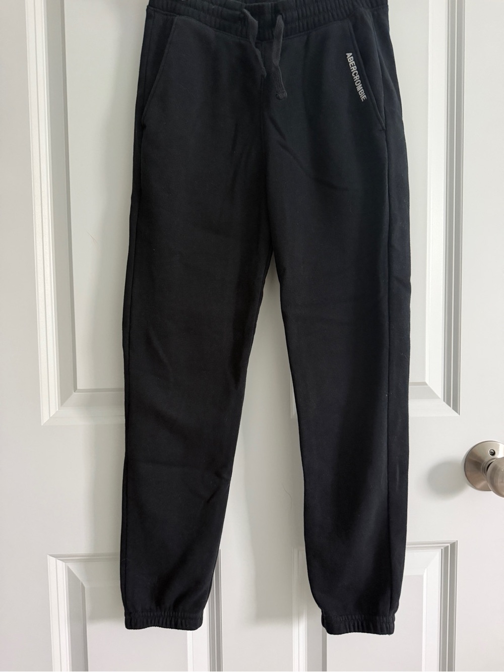 Abercrombie & Fitch kid’s Black Jogger Pants size 7/8